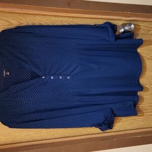 1X cocomo 3/4 sleeve blouse